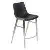 Rocket Bar Stool - Black With Stainless Steel -Chic Furniture Shop 040621 Moon Rocket Stool f0296a62 0165 4217 8ea1 324f5caeadb2