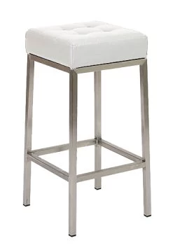 Vanity Counter Stool - White