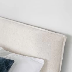 Daisy Queen Bed - Cream -Chic Furniture Shop 041920 DAISY STORAGE BED CREAM 2 JULIA 2 headboard