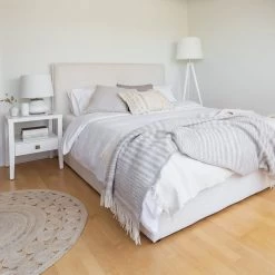 Daisy Queen Bed - Cream