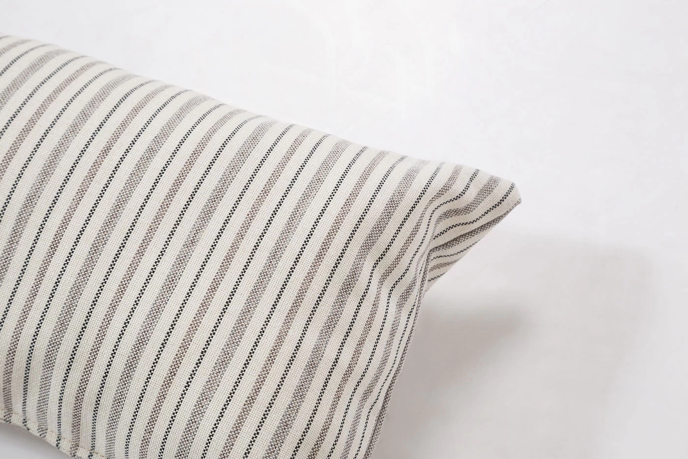 Breathe Long Kidney Cushion – Cream Stripe 6 Breathe Long Kidney Cushion – Cream Stripe - Image 4