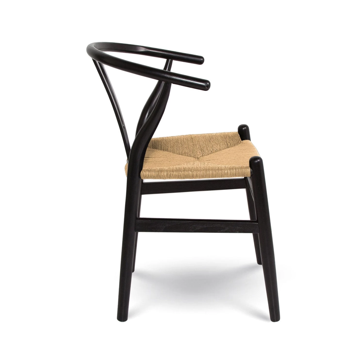 Rapunzel Dining Chair - Black With Natural Seat 4 Rapunzel Dining Chair - Black With Natural Seat - Image 2