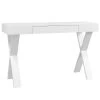 Hudson Cross Console White Desk -Chic Furniture Shop 052015 950124 Hudson Desk