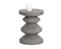 Athen End Table - Anthracite Grey -Chic Furniture Shop 100790