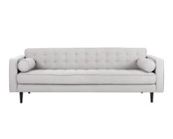 Donnie Sofa - Light Grey Fabric -Chic Furniture Shop 101968 1front