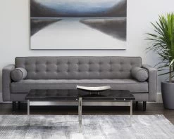 Donnie Sofa - Light Grey Fabric -Chic Furniture Shop 101970 10lifestyle