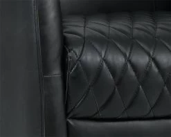 Dax Swivel Club Chair - Coal Black -Chic Furniture Shop 102260 6