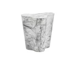 Ava Marble Look End Table - Small -Chic Furniture Shop 103310 1