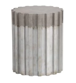 Pele Pedestal End Table