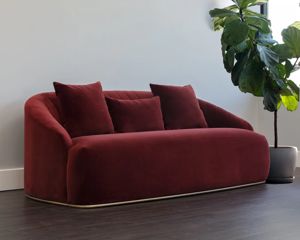 Astrid Sofa - Merlot 4 Astrid Sofa - Merlot - Image 2