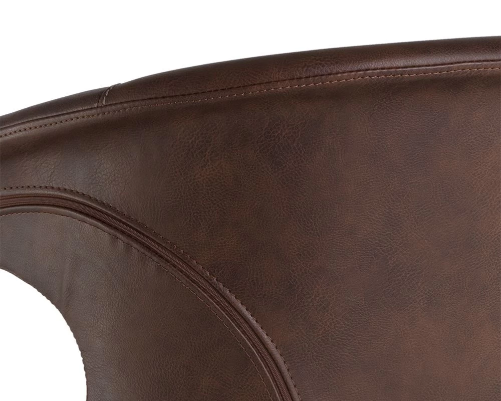 Kash Office Chair - Hearthstone Brown 9 Kash Office Chair - Hearthstone Brown - Image 7