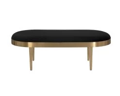 Jolie Bench - Black Sky -Chic Furniture Shop 103991 1