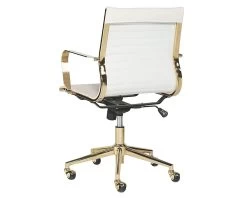 Jessica Office Chair - White -Chic Furniture Shop 104219 3JessicaOfficeChair Whiteback