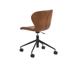 Arabella Office Chair - Bravo Cognac -Chic Furniture Shop 104793 ArabellaOfficeChair BravoCognac Back View