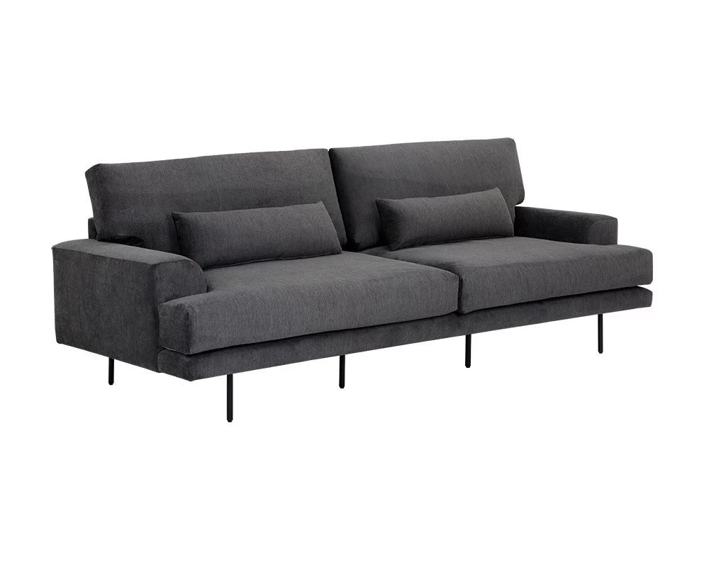 Abigail Sofa - Polo Club Kohl Grey 3 Abigail Sofa - Polo Club Kohl Grey