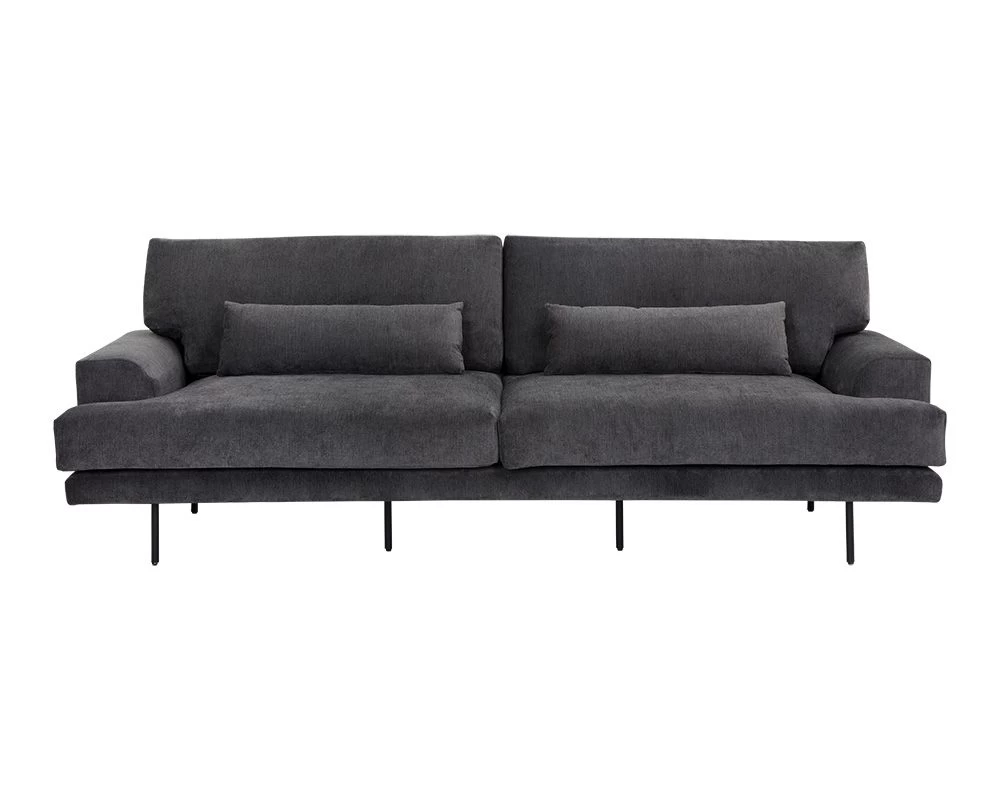 Abigail Sofa - Polo Club Kohl Grey 5 Abigail Sofa - Polo Club Kohl Grey - Image 3