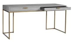 Jiro Desk - Shagreen Leather -Chic Furniture Shop 105443 1