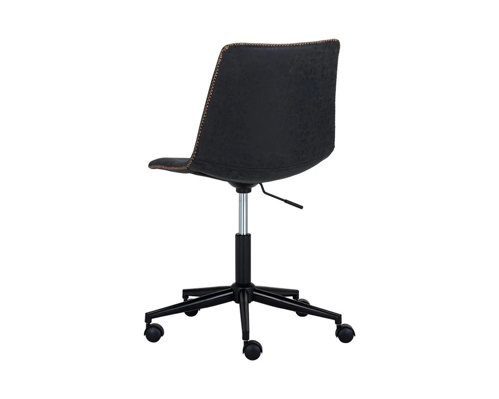 Cal Office Chair - Antique Black 6 Cal Office Chair - Antique Black - Image 4