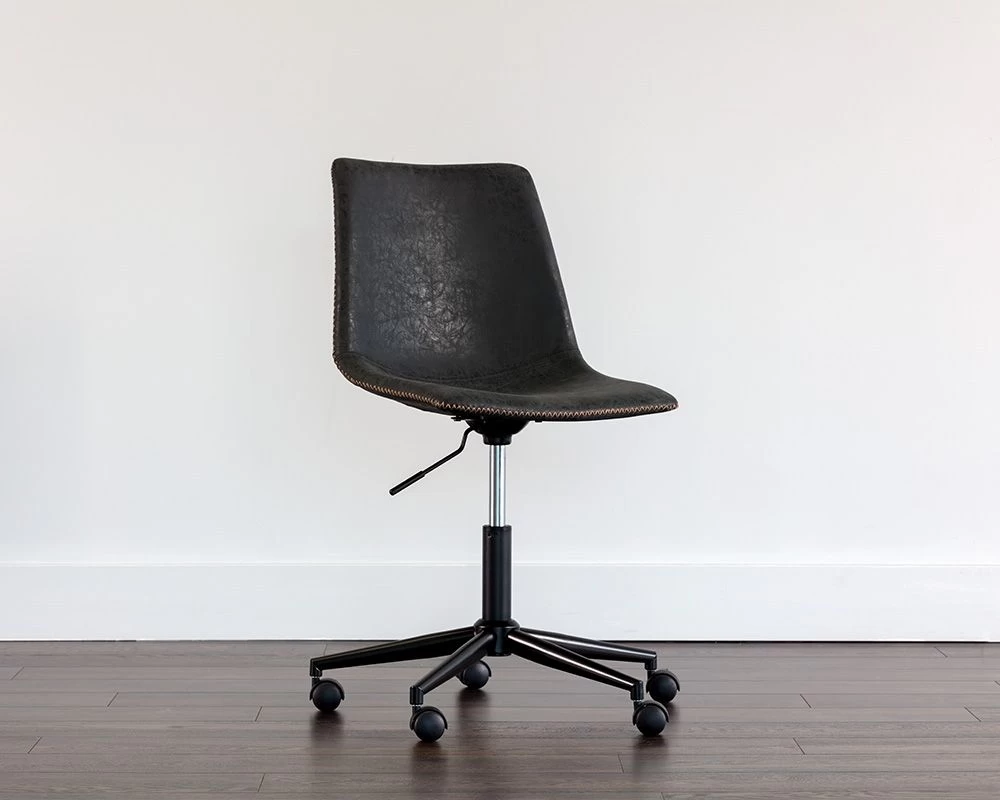 Cal Office Chair - Antique Black 5 Cal Office Chair - Antique Black - Image 3
