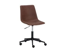 Cal Office Chair - Antique Brown