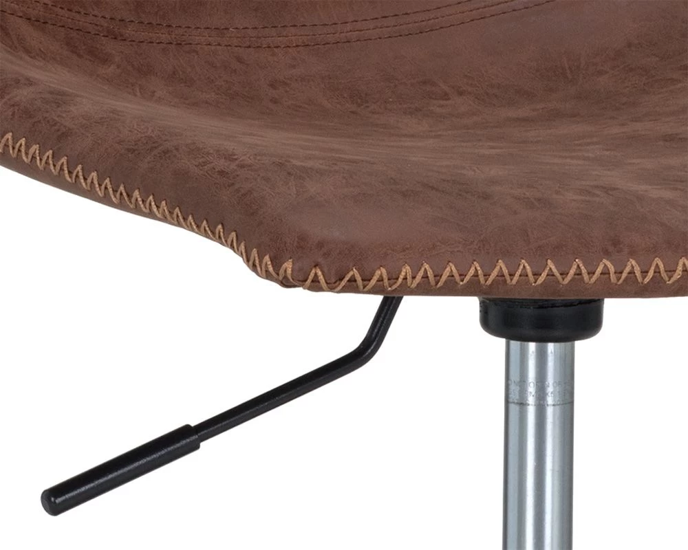 Cal Office Chair - Antique Brown 7 Cal Office Chair - Antique Brown - Image 6