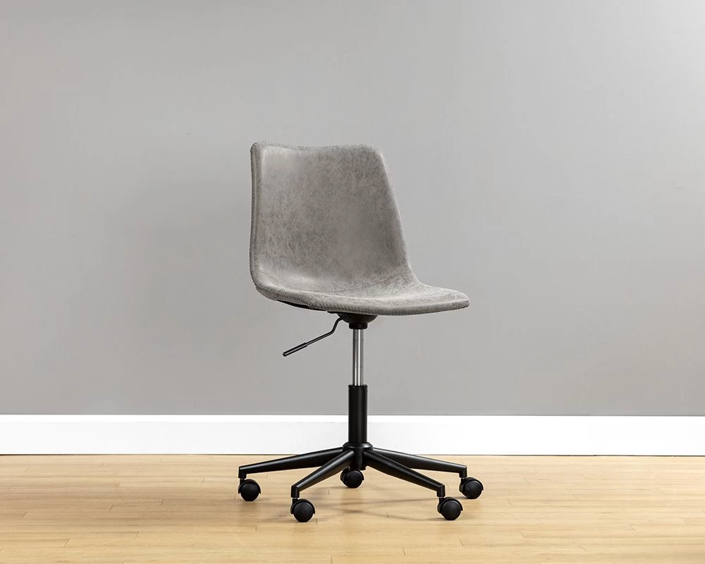 Cal Office Chair - Antique Grey 4 Cal Office Chair - Antique Grey - Image 2