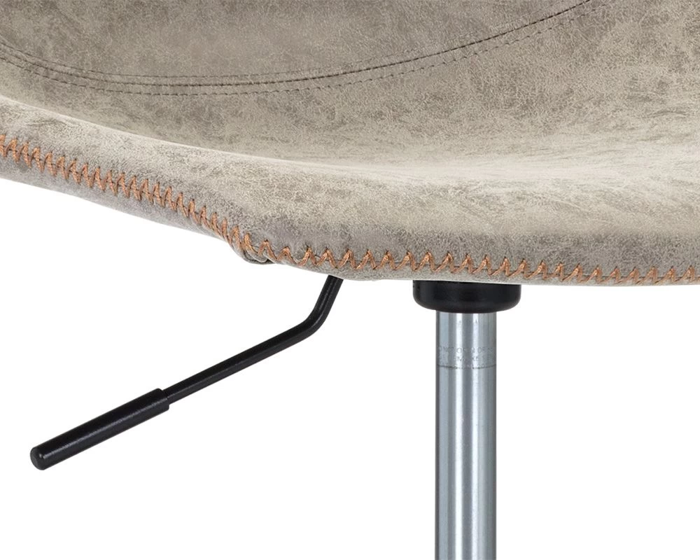 Cal Office Chair - Antique Grey 7 Cal Office Chair - Antique Grey - Image 5