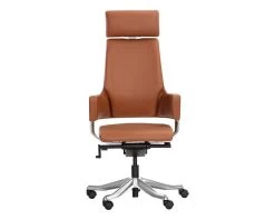 Kremer Office Chair - Tan -Chic Furniture Shop 105897 1KremerOfficeChair Tanfront