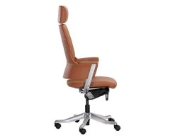 Kremer Office Chair - Tan -Chic Furniture Shop 105897 2KremerOfficeChair Tanside
