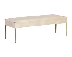 Bellevue Bench - Bravo Cream -Chic Furniture Shop 106186 1