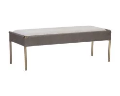 Bellevue Bench - Belfast Heather Grey / Bravo Ash -Chic Furniture Shop 106404 1