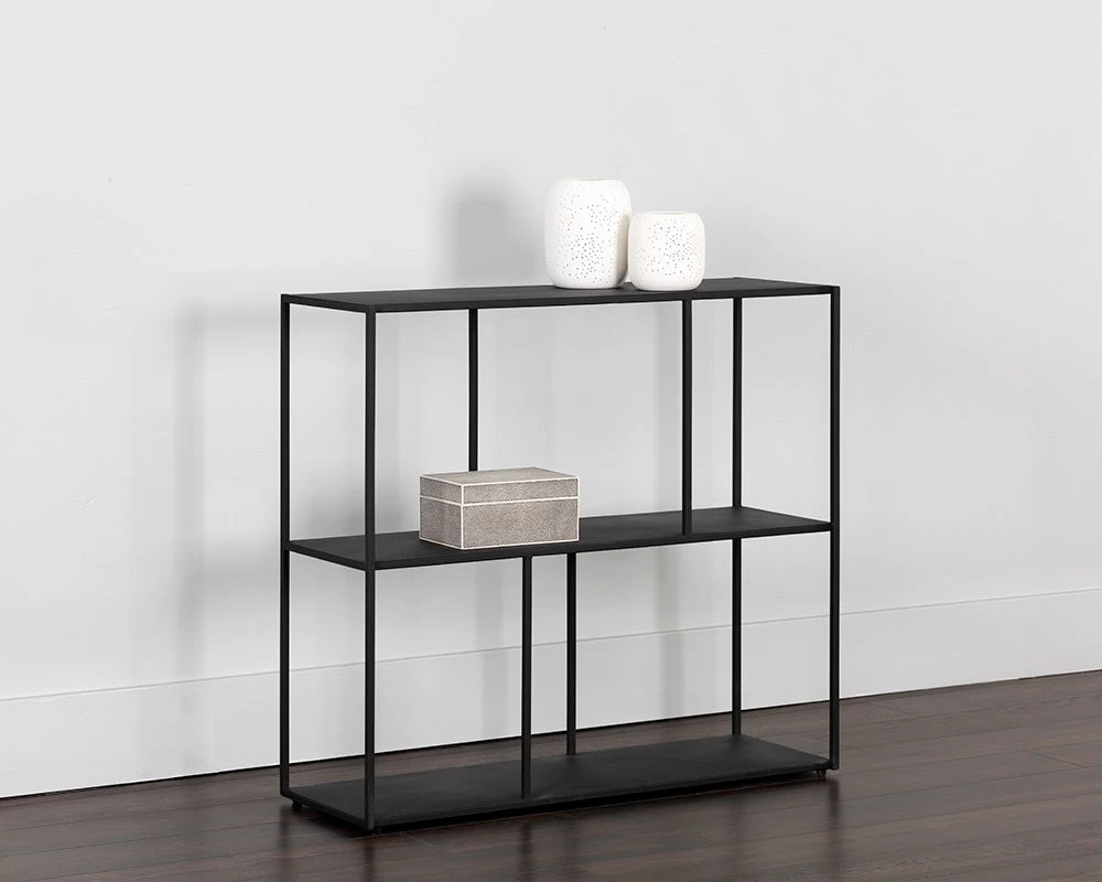 Eiffel Low Bookcase - Medium - Black 4 Eiffel Low Bookcase - Medium - Black - Image 2