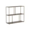 Eiffel Low Bookcase - Medium - Antique Brass