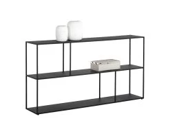 Eiffel Low Bookcase - Large - Matte Black -Chic Furniture Shop 106603