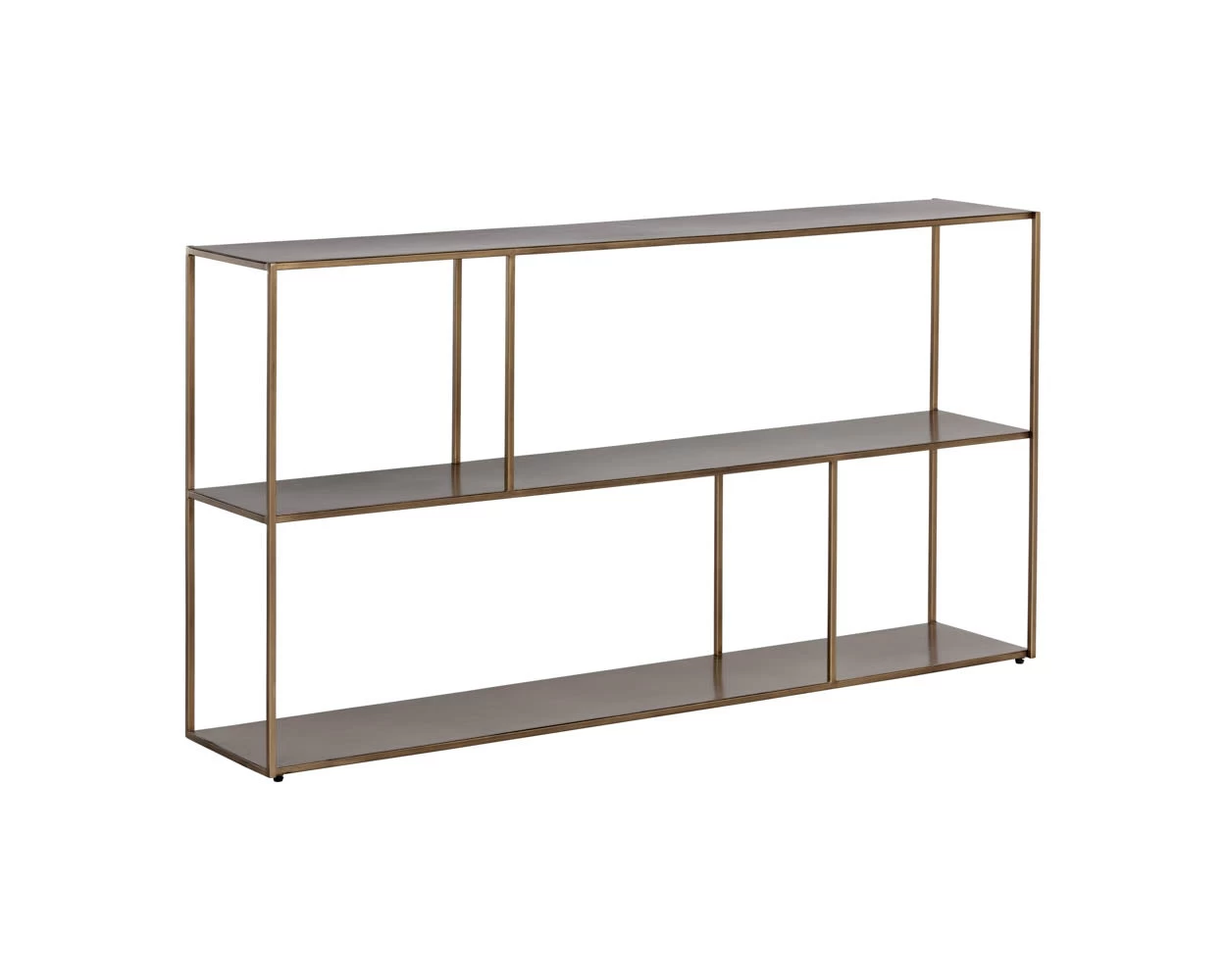 Eiffel Low Bookcase - Large - Antique Brass 3 Eiffel Low Bookcase - Large - Antique Brass