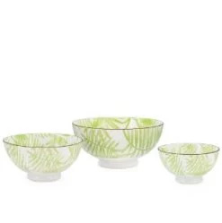 Kiri Porcelain 8" Large Bowl - Palm Leaf -Chic Furniture Shop 12312312 d2477dac 0cc0 431c b69e eaf06a0599be