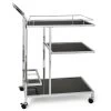 Lenox Chrome 3 Tier Bar Cart -Chic Furniture Shop 12 0715e4be a30e 418b ad3a 37695b95d335