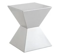 Rocco End Table - Silver