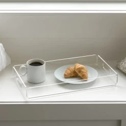Lucite Acrylic 16.75 X 9.5" Rectangle Tray