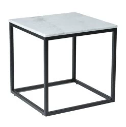 Verona Side Table - White Marble