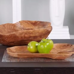 Costa Carved Wood 18 X 16.5" Bowl -Chic Furniture Shop 18906 z 4 lg 9895c35e ef8d 4b9a 87d6 cf7060334426