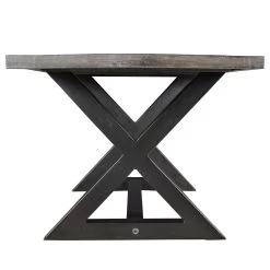 Zax Rectangular Dining Table - Distressed Grey -Chic Furniture Shop 201 147DG 2