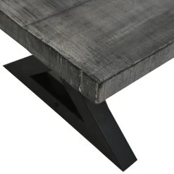 Zax Rectangular Dining Table - Distressed Grey -Chic Furniture Shop 201 147DG 4