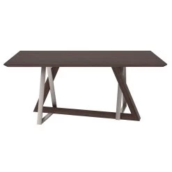 Drake Rectangular Dining Table In Walnut -Chic Furniture Shop 201 219WAL 3