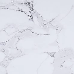 Acer 40" Round Dining Table In White Faux Marble And Aged Gold -Chic Furniture Shop 201 671GD S 3