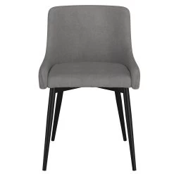 Bianca Side Chair - Grey With Black Legs -Chic Furniture Shop 202 086GY BK 4
