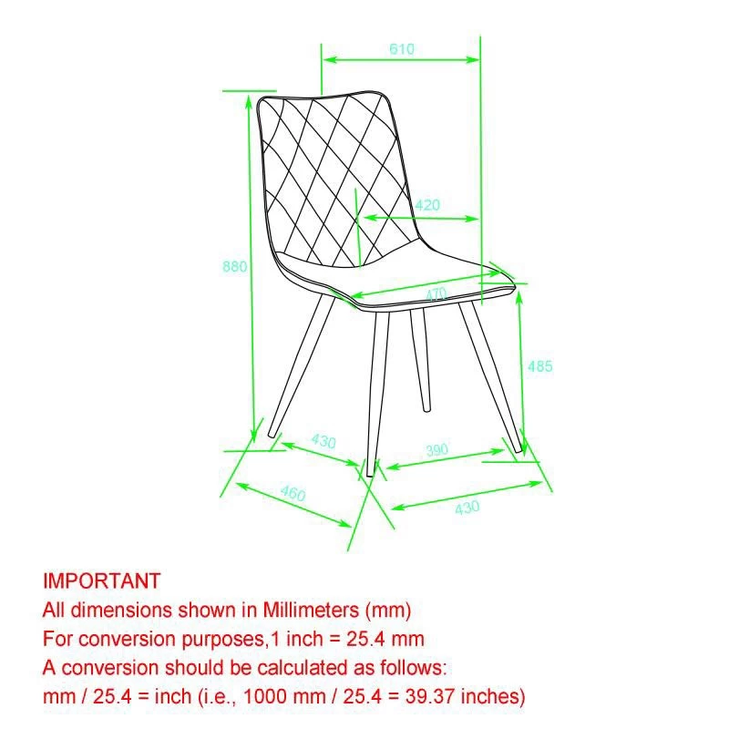 Marlo Dining Chair - Black 10 Marlo Dining Chair - Black - Image 8