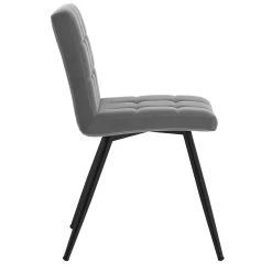 Suzette Side Chair - Grey -Chic Furniture Shop 202 476GRY 3