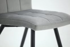 Suzette Side Chair - Grey -Chic Furniture Shop 202 476GRY 5