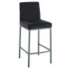Diego Counter Stool - Black/Grey Legs